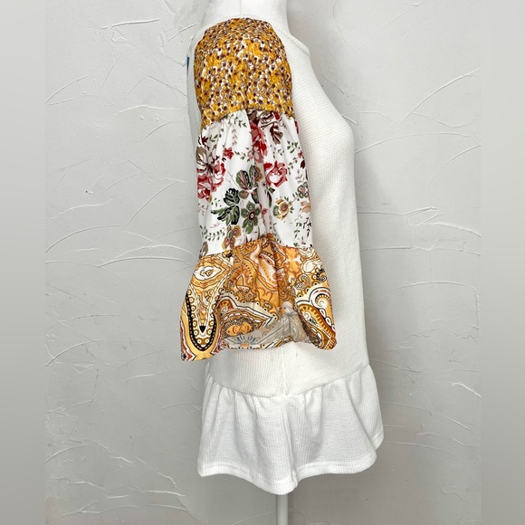 Cupshe Bell Sleeve Waffle Knot Top - Picture 4 of 7